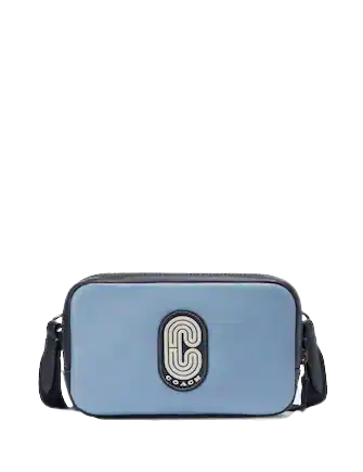 Coach Carrier Phone Crossbody In Colorblock With Coach Patch