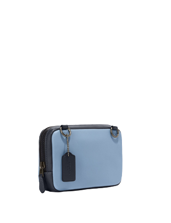 Coach Carrier Phone Crossbody In Colorblock With Coach Patch Coach Carrier Phone Crossbody In Colorblock With Coach Patch