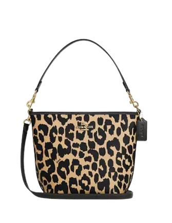 Coach City Bucket Bag With Leopard Print | Brixton Baker
