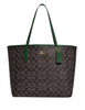 Coach City Tote In Signature Canvas