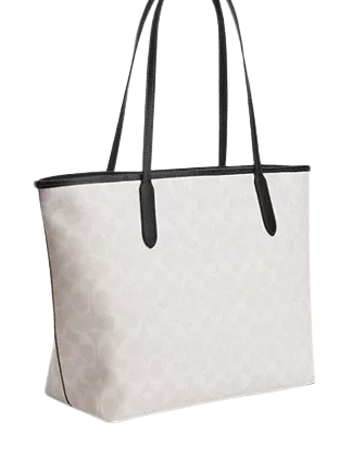 Coach City Tote In Signature Canvas