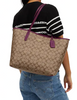 Coach City Tote In Signature Canvas