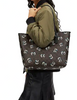 Coach City Tote In Signature Canvas With Halloween Eyes