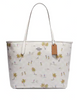 Coach City Tote In Signature Canvas With Hula Print