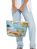 Coach City Tote With Hawaiian Print