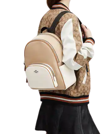 Coach Court Backpack In Colorblock