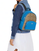 Coach Court Backpack In Signature Canvas