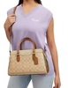 Coach Darcie Carryall In Blocked Signature Canvas