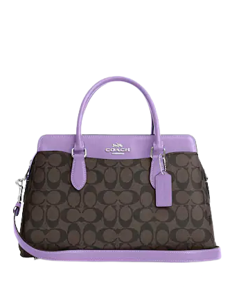 Coach Darcie Carryall In Signature Canvas