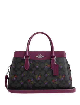 Coach Darcie Carryall In Signature Canvas With Country Floral Print