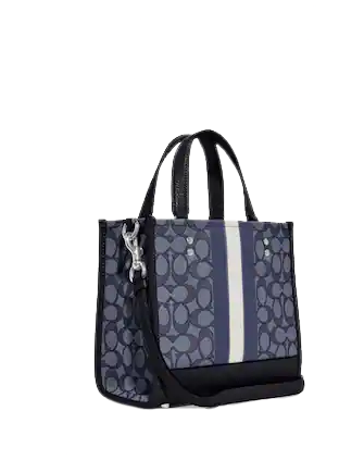 COACH Monogram-jacquard Denim Tote Bag in Blue