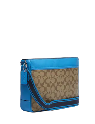 Coach District Crossbody In Colorblock Signature Canvas