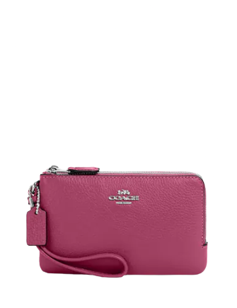 Coach Double Corner Zip Wristlet | Brixton Baker