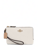 Coach Double Corner Zip Wristlet In Colorblock