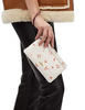 Coach Double Zip Wallet With Bow Print