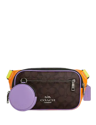 Coach Elias Belt Bag In Colorblock Signature Canvas | Brixton Baker Coach Elias Belt Bag In Colorblock Signature Canvas | Brixton Baker