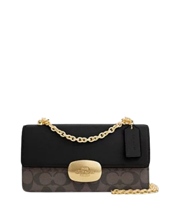 Coach Eliza Flap Crossbody In Signature Canvas | Brixton Baker