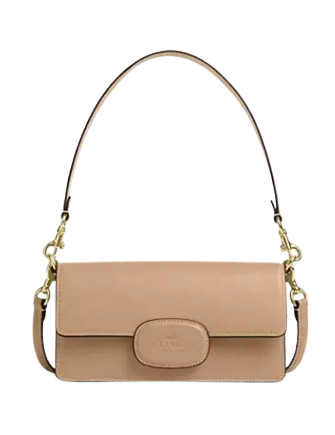 Coach★Eliza Flap Crossbody Leather Covered Closure CT851 Coach Eliza Flap Crossbody With Leather Covered Closure