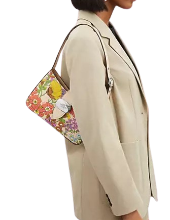 Coach Eliza Shoulder Bag With Floral Print