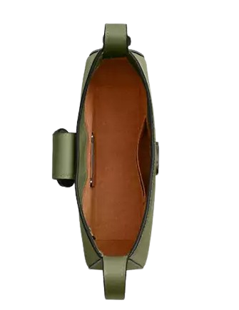 Coach Eliza Shoulder Bag With Leather Covered Closure Coach Eliza Shoulder Bag With Leather Covered Closure