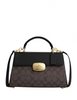 Coach Eliza Top Handle In Signature Canvas