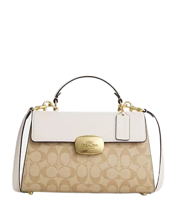Coach Eliza Top Handle In Signature Canvas | Brixton Baker