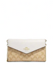 Coach Envelope Clutch Crossbody In Signature Canvas