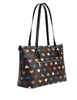 Coach Gallery Tote In Signature Canvas With Heart Print