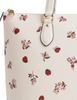 Coach Gallery Tote With Ladybug Floral Print