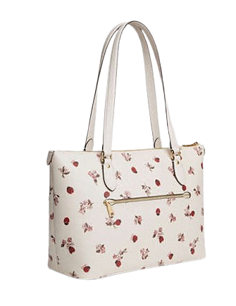 Coach Gallery Tote With Ladybug Floral Print