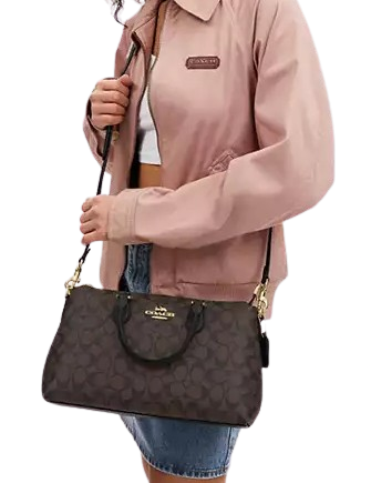 Coach Georgia Satchel In Signature Canvas
