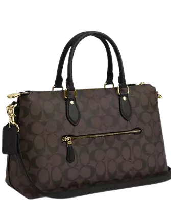 Coach Georgia Satchel In Signature Canvas