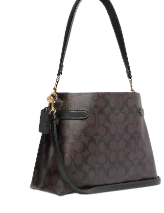 Coach Hanna Shoulder Bag In Signature Canvas Brixton Baker