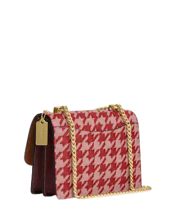 Coach Klare Crossbody With Houndstooth Print