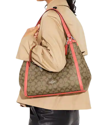 Coach Kristy Shoulder Bag In Signature Canvas | Brixton Baker Coach Kristy Shoulder Bag In Signature Canvas | Brixton Baker