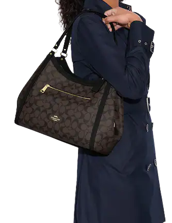 Coach Kristy Shoulder Bag In Signature Canvas | Brixton Baker Coach Kristy Shoulder Bag In Signature Canvas | Brixton Baker
