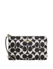 Coach Large Corner Zip Wristlet In Signature Canvas