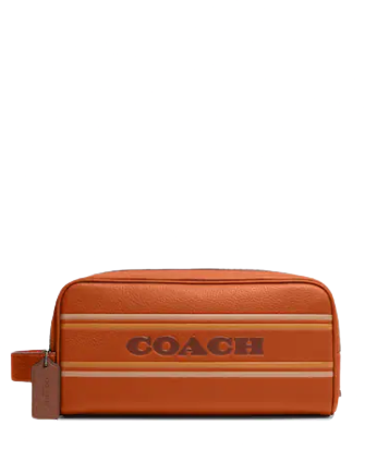 Coach Large Travel Kit With Coach Stripe