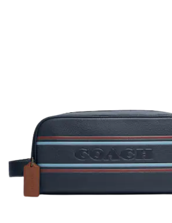 Coach Large Travel Kit With Coach Stripe