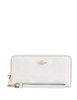 Coach Long Zip Around Wallet In Signature Canvas