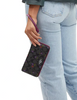 Coach Long Zip Around Wallet In Signature Canvas With Country Floral Print