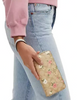 Coach Long Zip Around Wallet In Signature Canvas With Floral Print