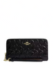 Coach Long Zip Around Wallet In Signature Leather