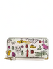 Coach Long Zip Around Wallet With Creature Print