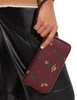 Coach Long Zip Around Wallet With Holiday Bells Print