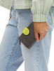 Coach Medium Corner Zip Wallet In Signature Canvas With Colorblock Interior