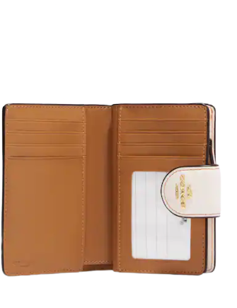 Coach Medium Corner Zip Wallet With Multi Floral Print