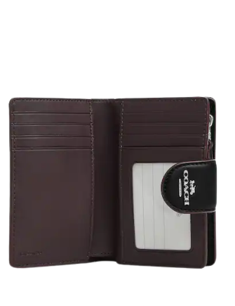 Coach Medium Corner Zip Wallet With Signature
