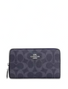 Coach Medium Id Zip Wallet In Signature Canvas