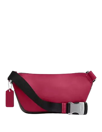 Coach Outlet Mini Belt Bag in Signature Canvas Brown